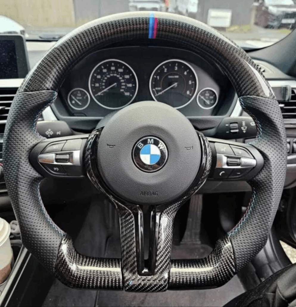 BMW F20/21 1 Series Gloss Carbon Flat Bottom Custom Order