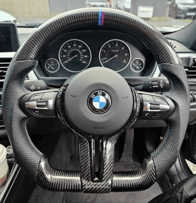 BMW F20/21 1 Series Gloss Carbon Flat Bottom Custom Order