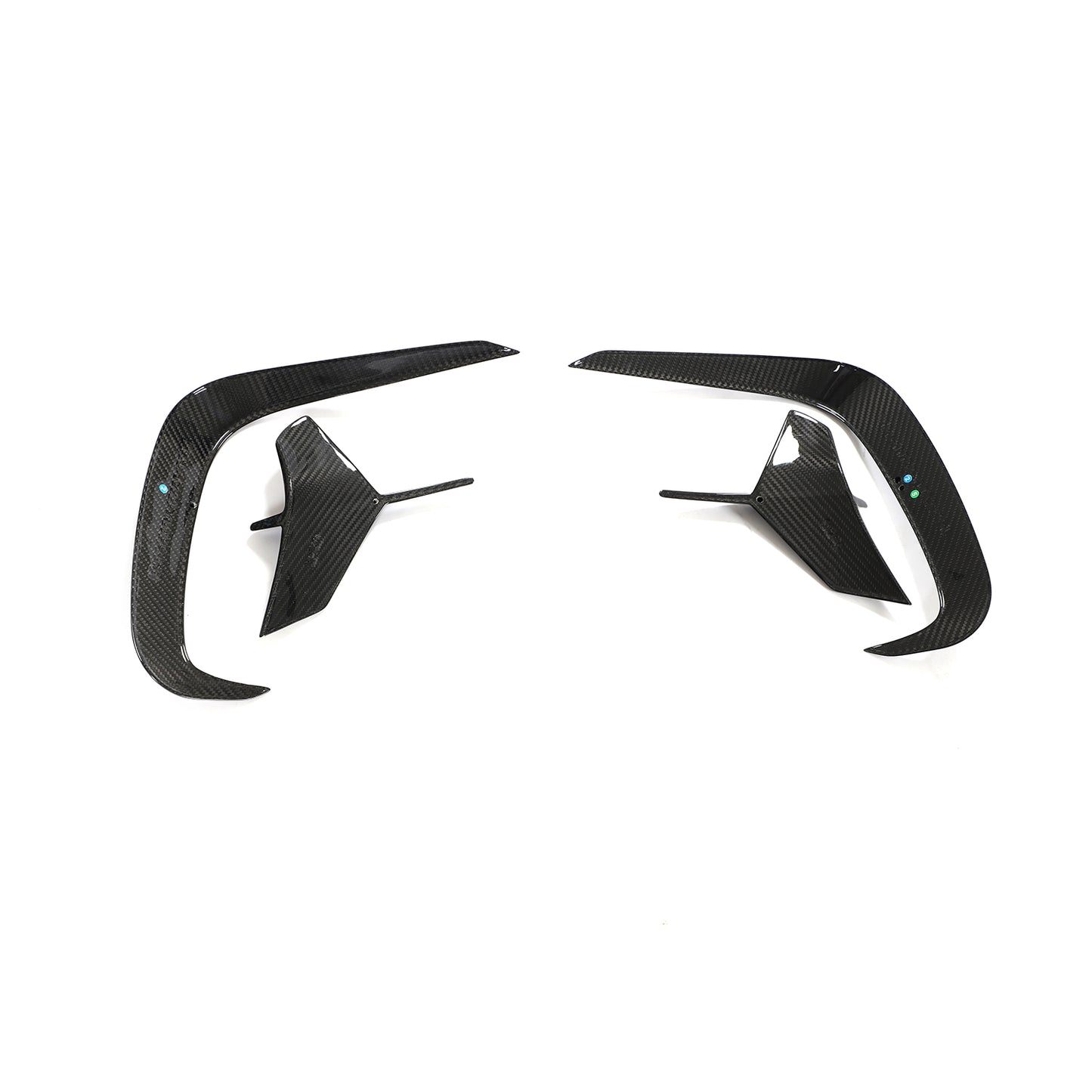 BMW 8 Series G14 G15 M Sport Dry Carbon Fibre Canards