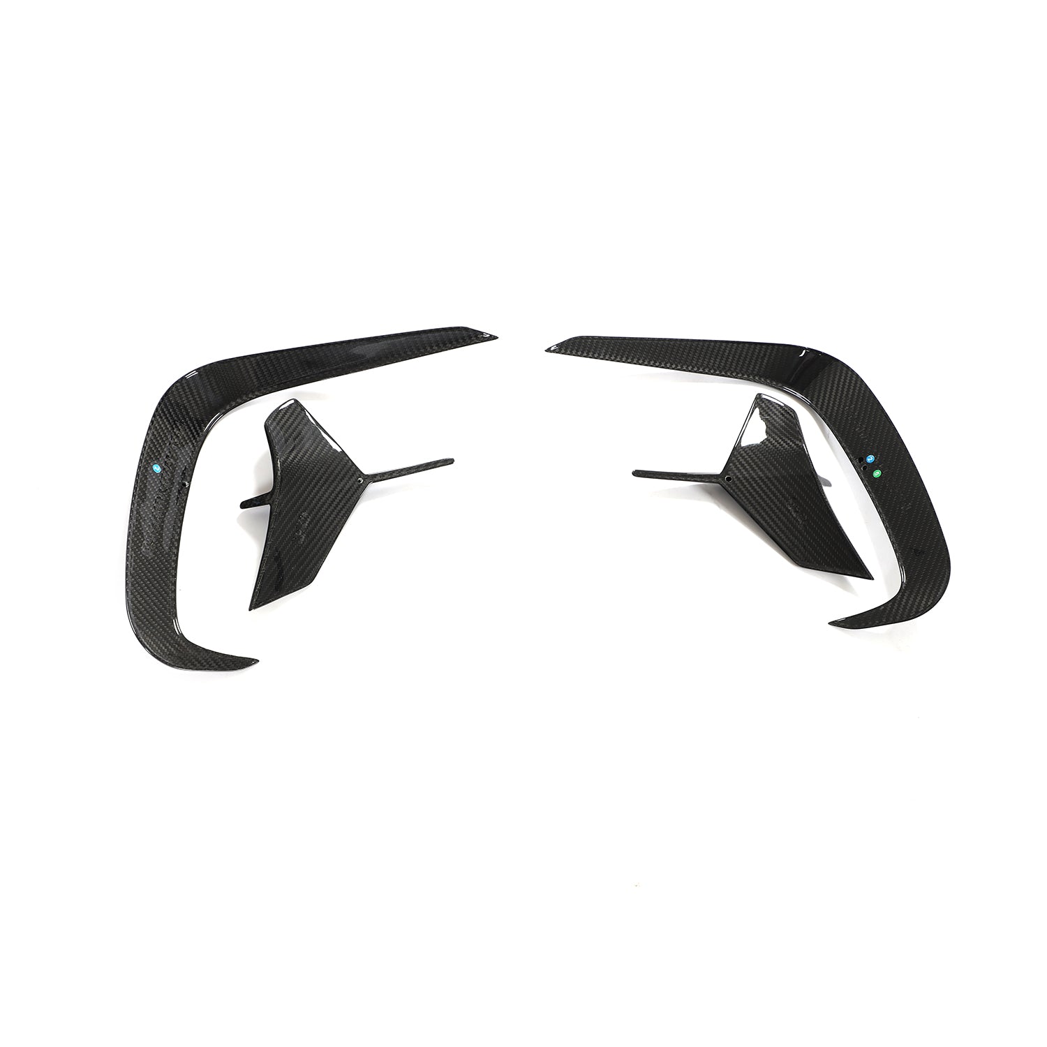 BMW 8 Series G14 G15 M Sport Dry Carbon Fibre Canards