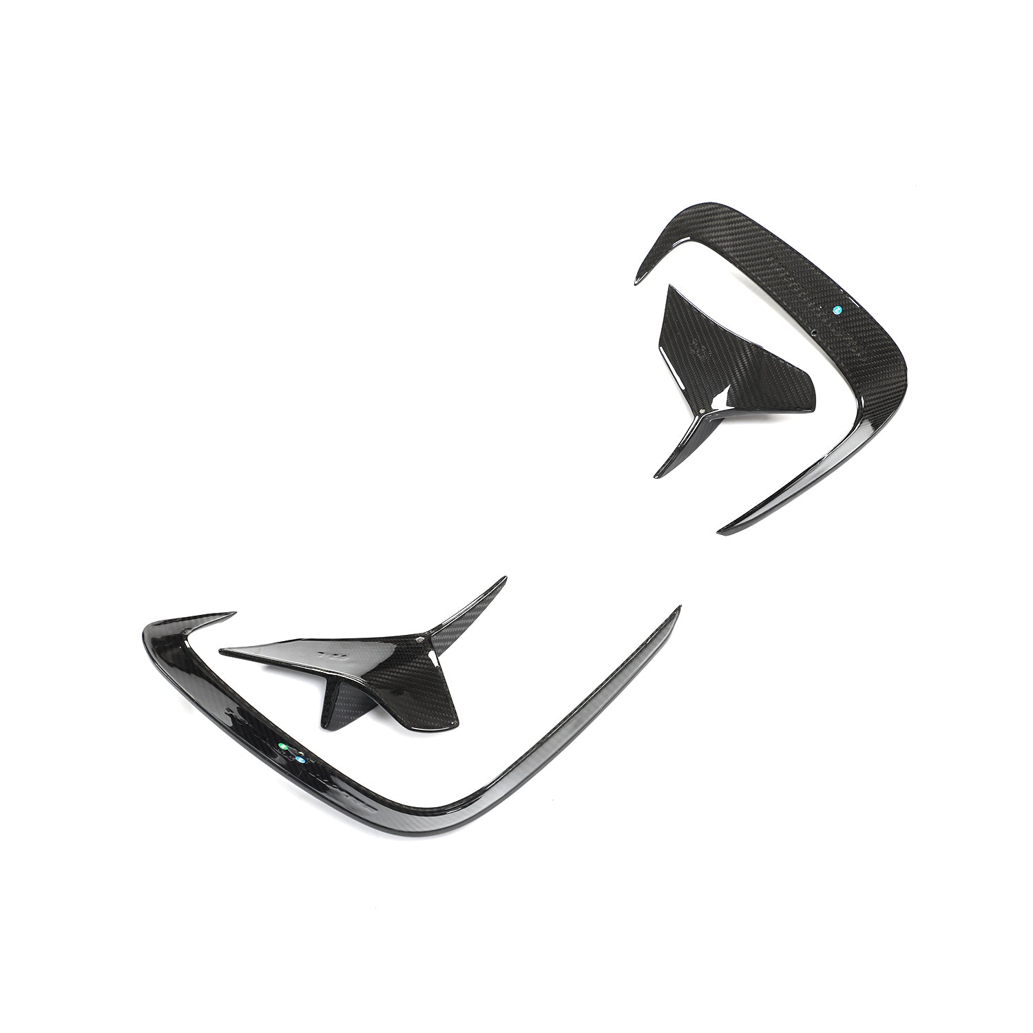 BMW 8 Series G14 G15 M Sport Dry Carbon Fibre Canards