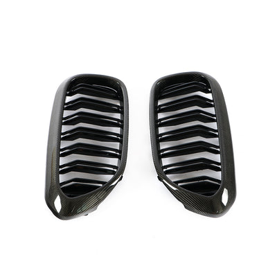 BMW 5 Series G30 G38 F90 M5/M Sport Carbon Fibre+Abs Plastic Grill