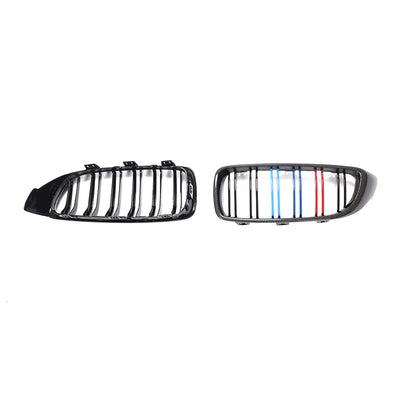 BMW 3/4 Series F32 F33 F36 F82 F83 M4 F80 M3 Carbon Fibre+Abs Plastic Grill