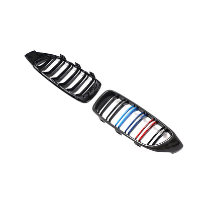 BMW 3/4 Series F32 F33 F36 F82 F83 M4 F80 M3 Carbon Fibre+Abs Plastic Grill