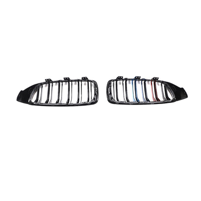 BMW 3/4 Series F32 F33 F36 F82 F83 M4 F80 M3 Carbon Fibre+Abs Plastic Grill
