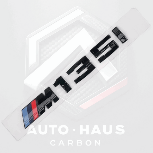 BMW F20/21 M135i Gloss Black Boot Badge