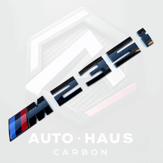 BMW F22/23 M235i Gloss Black Boot Badge