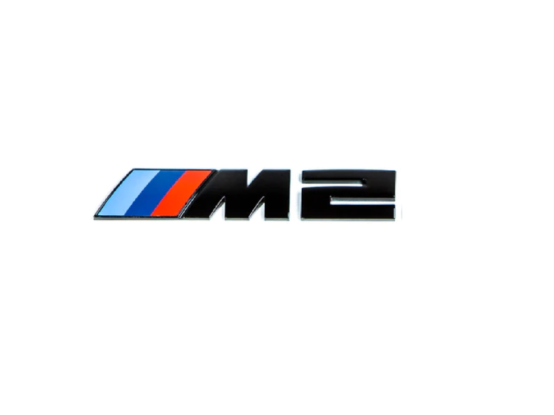 BMW F87 M2 Gloss Badge Boot Badge 30 x 125mm