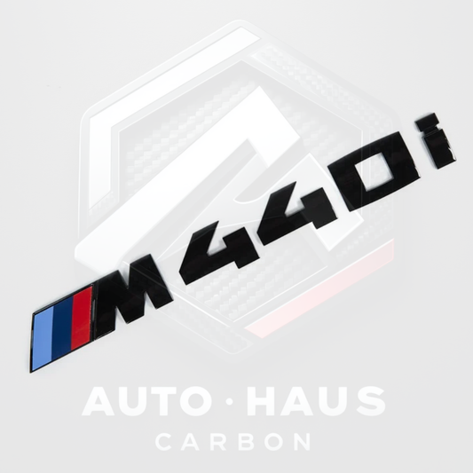 BMW F/G 4 Series M440i Gloss Black Boot Badge