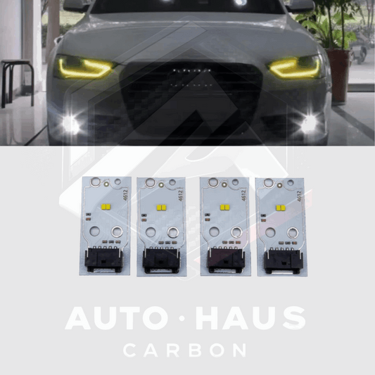 Audi A4 B8 Yellow DRL Boards 2013-2016