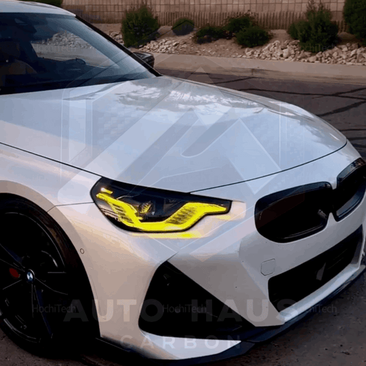 BMW 2 Series G42 G87 CSL Style Yellow DRL Boards 2022 onwards