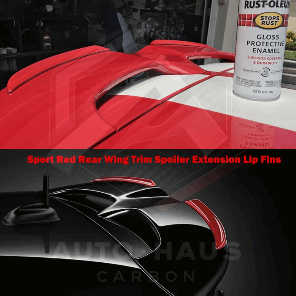 Mini Cooper F55 F56 JCW Rear Spoiler Lip Extensions 2014 on