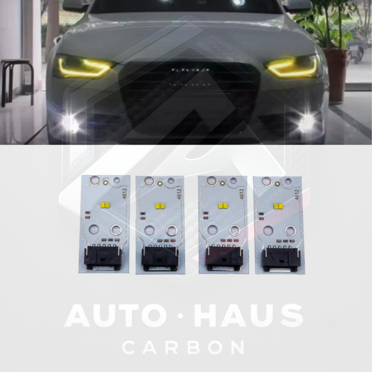 Audi A4 B8 Yellow DRL Boards 2013-2016