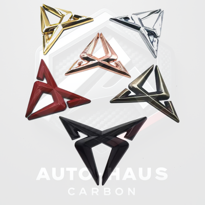 SEAT Cupra Metal Emblem 76x59mm