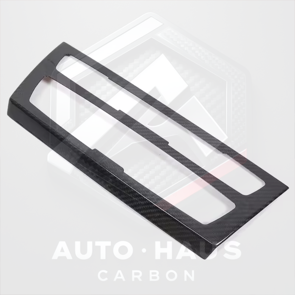 BMW F2x F87 1 & 2 Series HVAC AC Panel Gloss Carbon Fibre Surround Trim