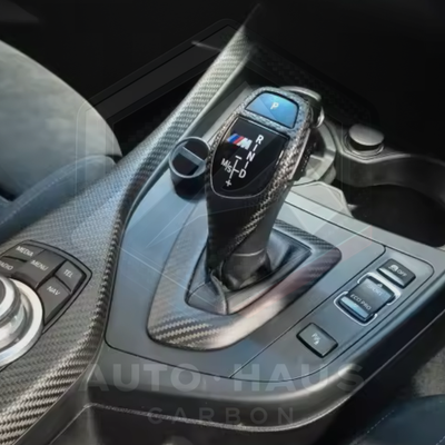 BMW F Series F2x F3x F87 Genuine Carbon Fibre Gear Shifter Surround - RHD 3 Finishes
