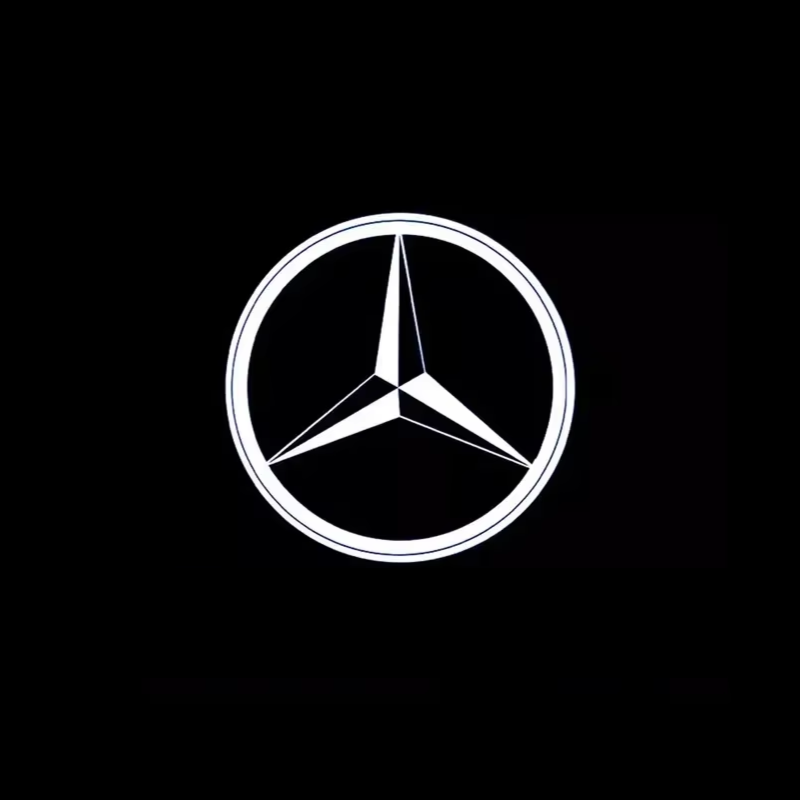 Mercedes Benz HD LED Door Projectors A B C E M G AMG W166 W176 W205 W212 MB Tripoint