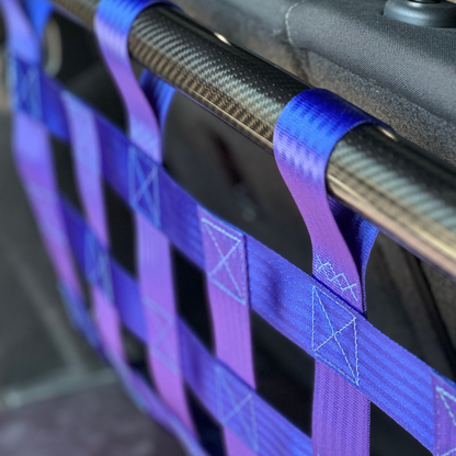 BMW 3 Series E46 Compact Rear Strut Bar and Cargo Net