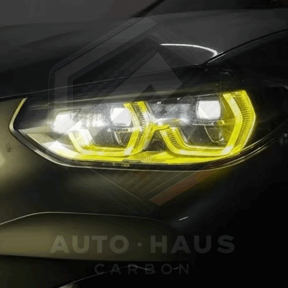 BMW X3 X4 M F97 F98 G01 G02 2017-21 CSL Yellow DRL Boards