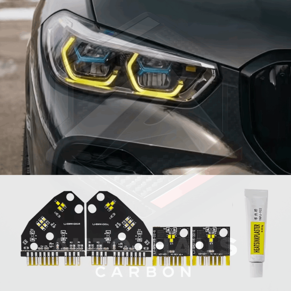 BMW X5 X6 M G05 G06 F95 F96 Laser Light Yellow DRL Boards 2019-23