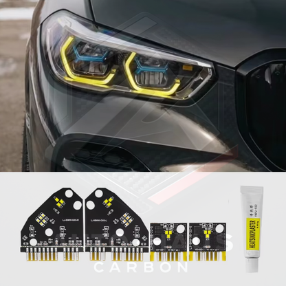 BMW X5 X6 M G05 G06 F95 F96 Laser Light Yellow DRL Boards 2019-23