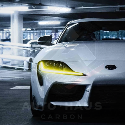 Paneles DRL amarillos para Toyota Supra GR A90 A91 MK5 (EU) 2020-2024
