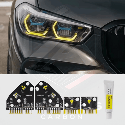 BMW X5 X6 G05 G06 F95 F96 Yellow DRL Laser Headlights 2019-23
