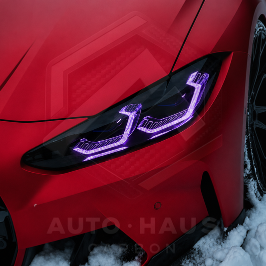 BMW G22 G23 G26 G80 G81 G82 G83 M3 M4 Purple LED DRL Boards - EU Spec Laser Lights ONLY