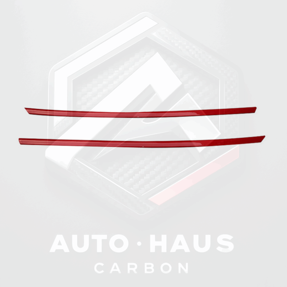 Volkswagen Golf 8 R-Line Grill De-Chrome Strip Red or Black 2020-2023 Red