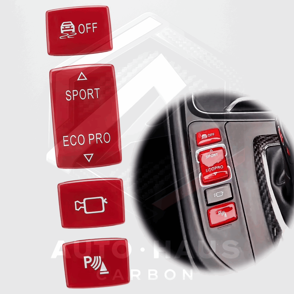 BMW F 1/2/3/4 Series Drive Mode ESP Buttons Red Blue Black