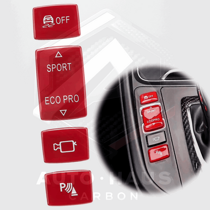 BMW F 1/2/3/4 Series Drive Mode ESP Buttons Red Blue Black