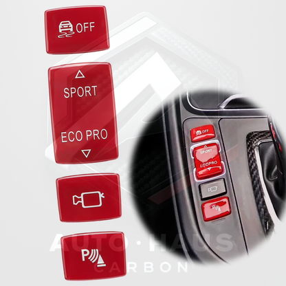 BMW F 1/2/3/4 Series Drive Mode ESP Buttons Red Blue Black