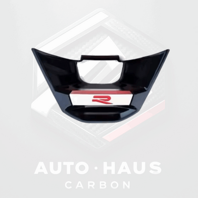 Volkswagen Golf MK8 Steering Wheel Trim Insert - New R Emblem Red