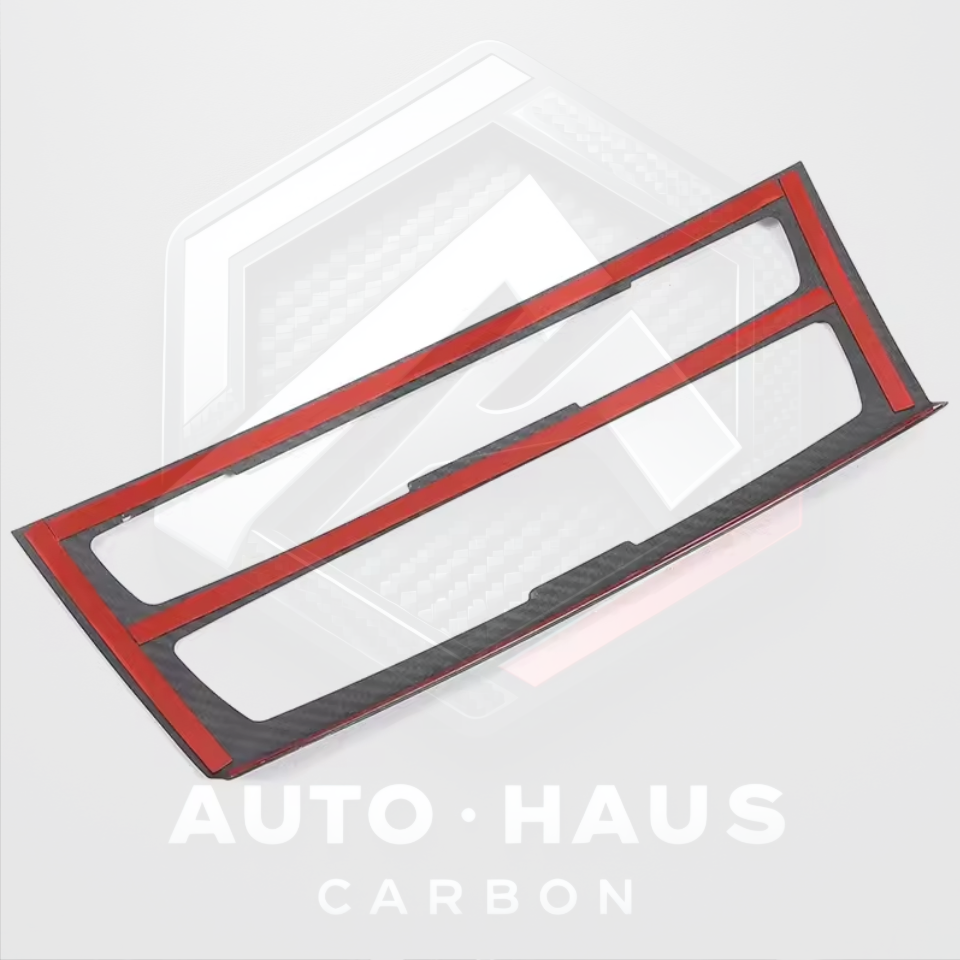 BMW F2x F87 1 & 2 Series HVAC AC Panel Gloss Carbon Fibre Surround Trim