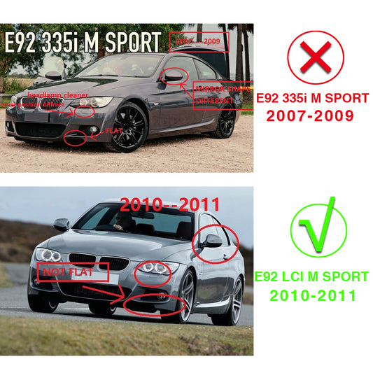 BMW 3 Series E92 Lci M Sport Carbon Fibre Front Lip