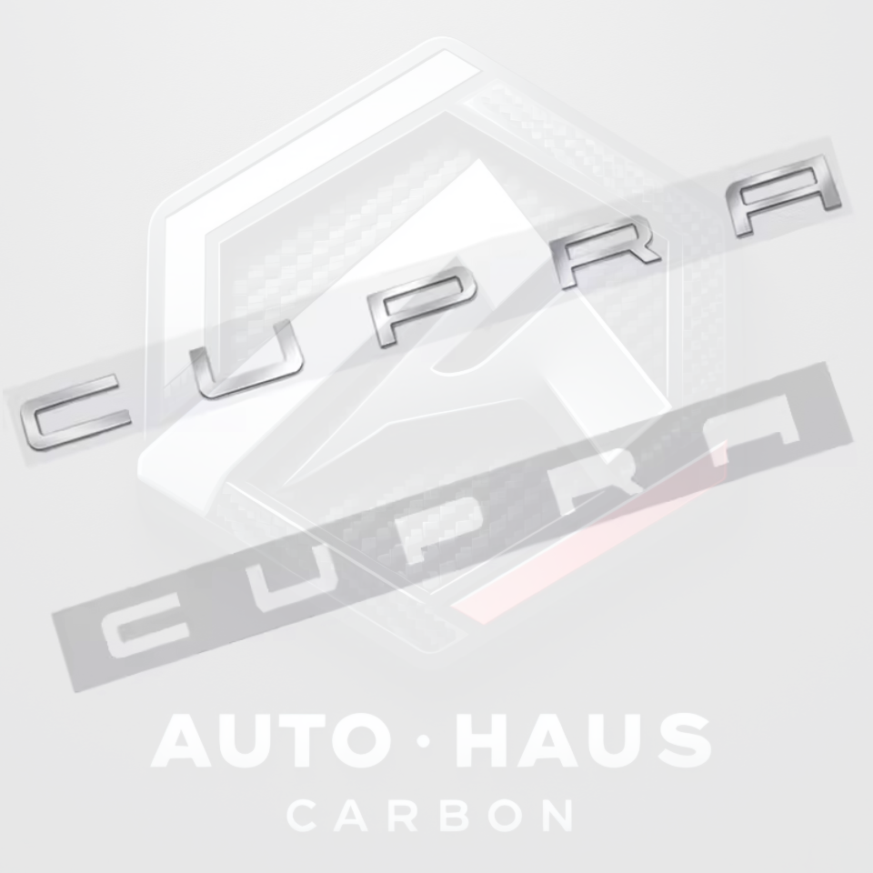SEAT Cupra Rear Badges - Black Gold Silver Copper/Bronze Silver