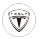 Aluminium Tyre Valve Caps - BMW Audi Mercedes VW SEAT & More Tesla Shield White