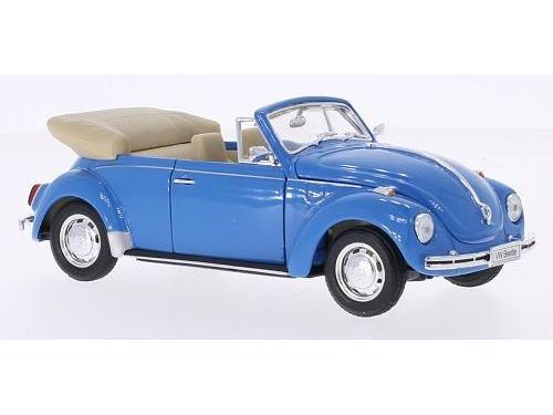 Volkswagen Beetle Cabriolet 1959 Light Blue 1:24 Scale Welly Diecast Model