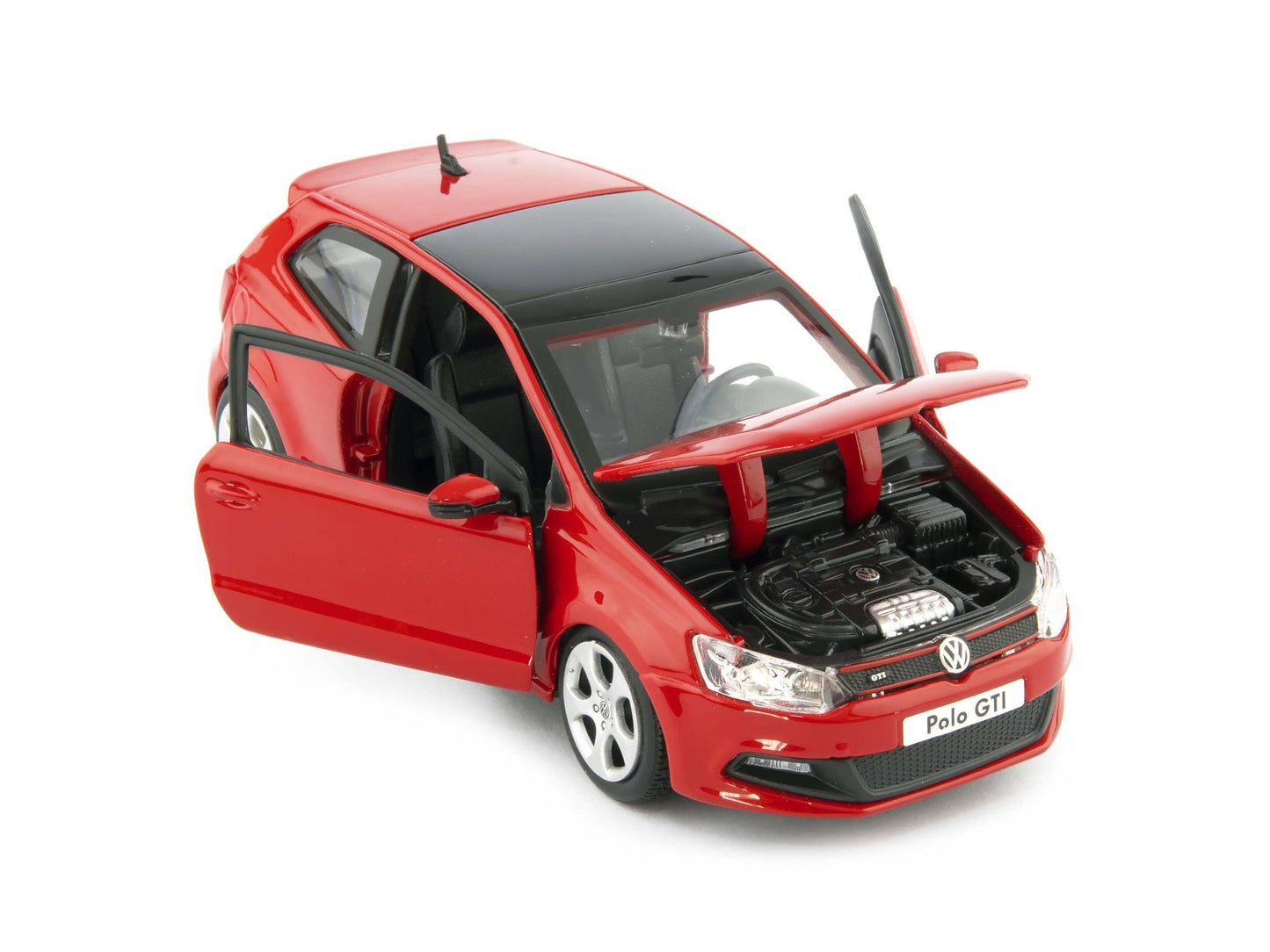 Volkswagen Polo GTi Mk5 red - 1:24 Scale Model Car