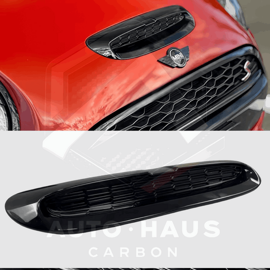 Mini Cooper S JCW F54 F55 F56 F57 2014-24 Bonnet Scoop Gloss Black