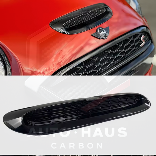 Mini Cooper S JCW F54 F55 F56 F57 2014-24 Bonnet Scoop Gloss Black