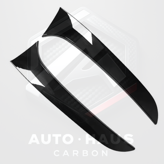 BMW F20 F21 Gloss Black Rear Window Canards / Spoilers
