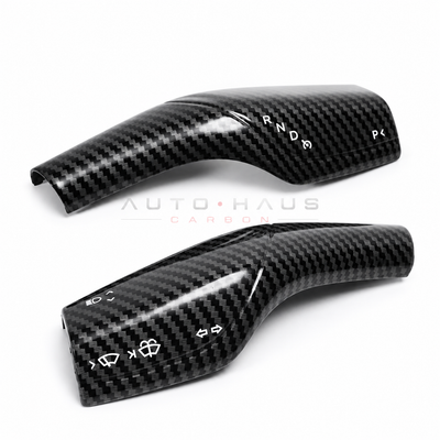 Tesla Model 3 & Model Y Stalk Trim Covers – Pair Carbon Pattern