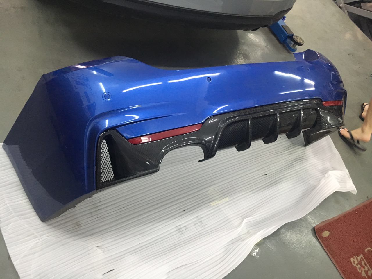 BMW 4 Series F32 F33 F36 M Sport Carbon Fibre Rear Diffuser