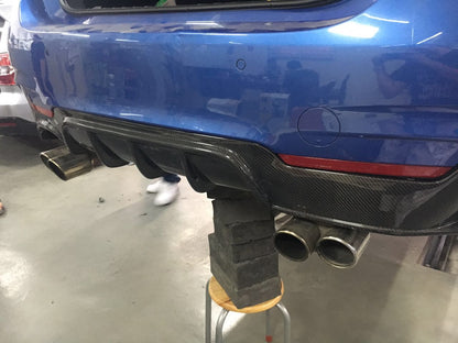 BMW 4 Series F32 F33 F36 M Sport Carbon Fibre Rear Diffuser