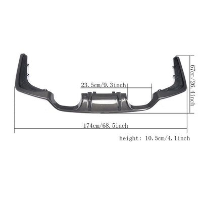BMW M3 M4 F80 F82 F83 Carbon Fibre Rear Diffuser