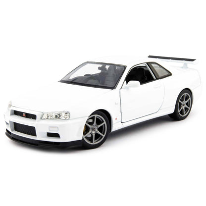 Nissan Skyline GT-R (R34) white - 1:24 Scale