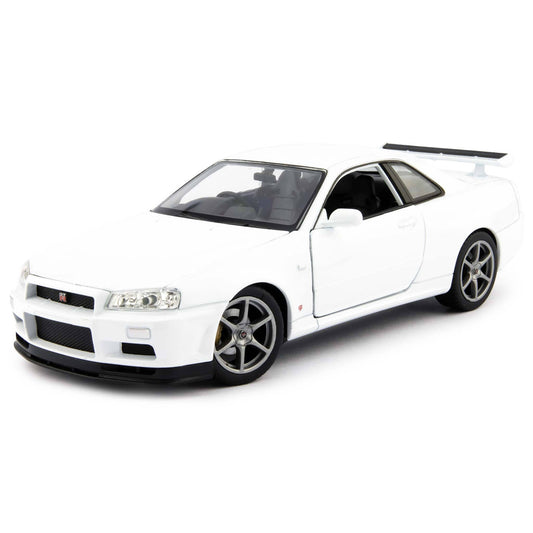 Nissan Skyline GT-R (R34) white - 1:24 Scale