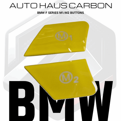 BMW F Series M1 M2 Buttons Red, Blue or Yellow Yellow