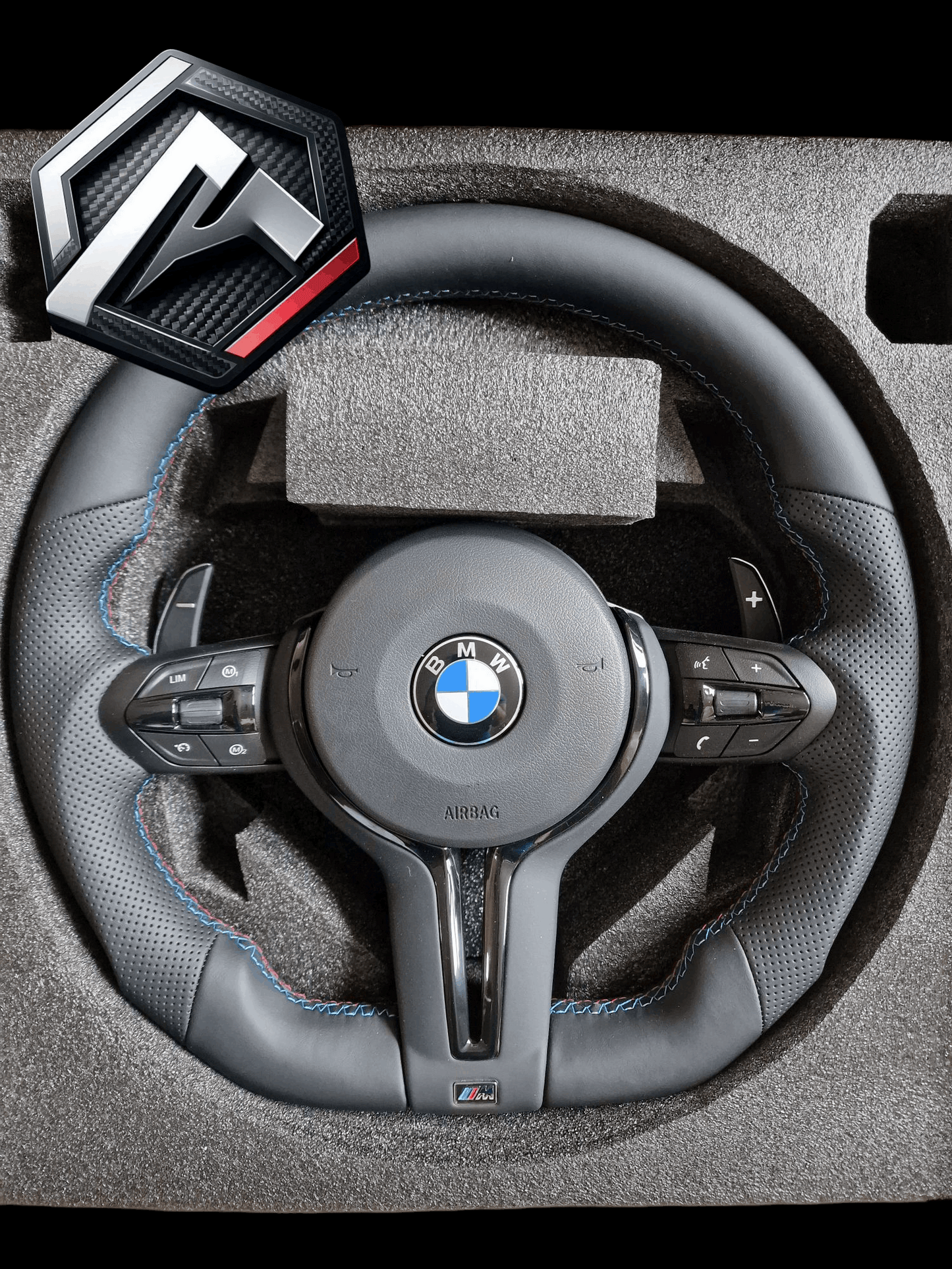 BMW F Series F2x F3x F8x OEM+ FULL Leather Steering Wheel